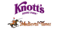 Bundle & Save on Knott's Berry Farm and Medieval Times Dinner Show