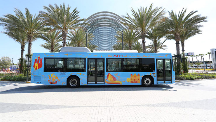Anaheim Resort Transit - 7 for 5 Day Unlimited shuttle to the DISNEYLAND® Resort 2 days free & 1 child (3-9) free/paying adult!