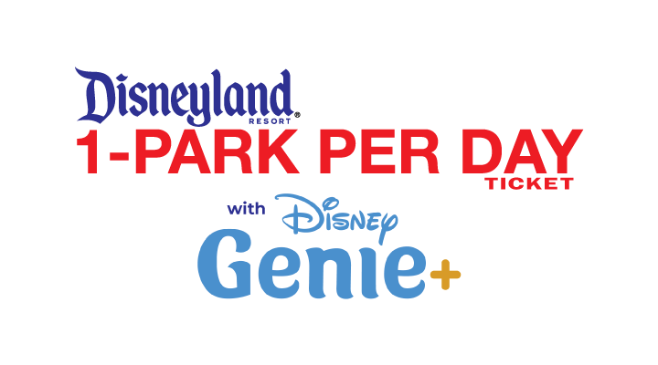 DISNEYLAND® 1-Park per Day E-Tickets with Disney Genie+ - <b><font color=red>Halfway to Halloween Sale - Save $13 per ticket book by May 13, 2024 </font></b>