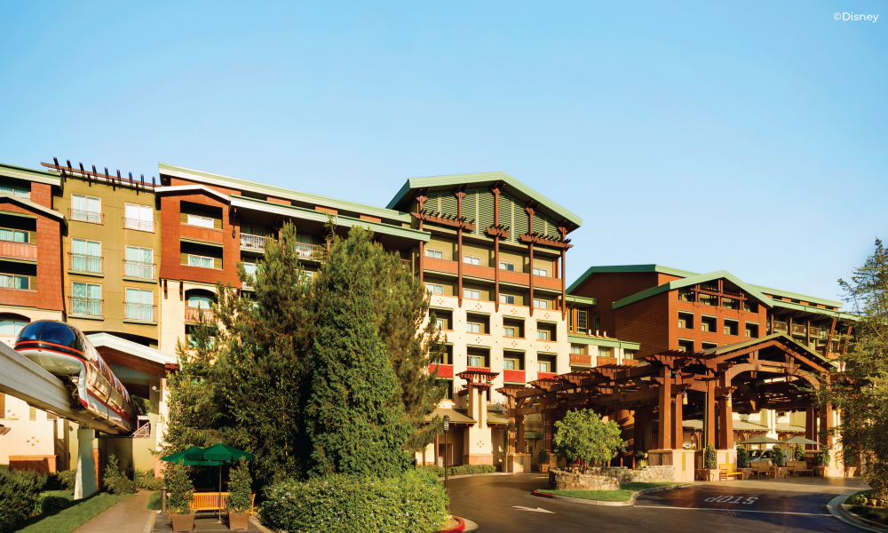 Craftsman Exterior of the Grand California Hotel at Disneyland