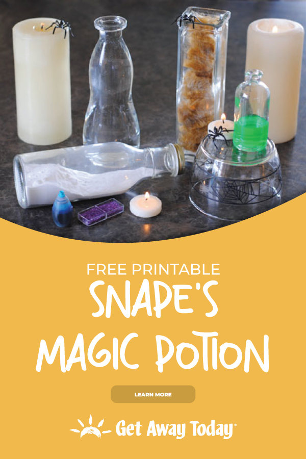 Snape's Magic Potion with Free Printable Recipe || Get Away Today