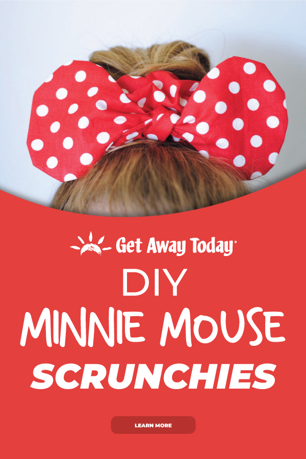 DIY Minnie Mouse Scrunchie || Get Away Today
