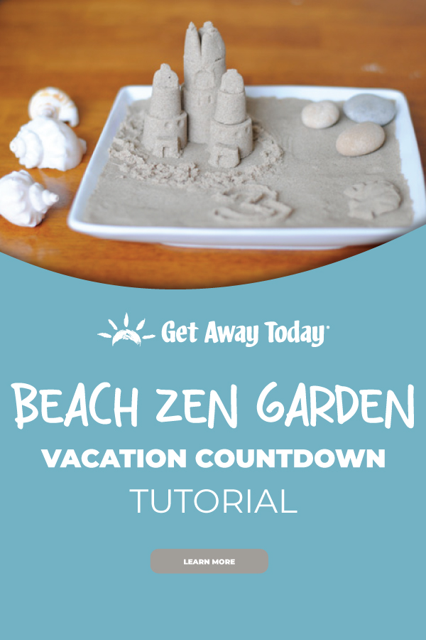 Beach Vacation Sand Zen Garden Tutorial || Get Away Today