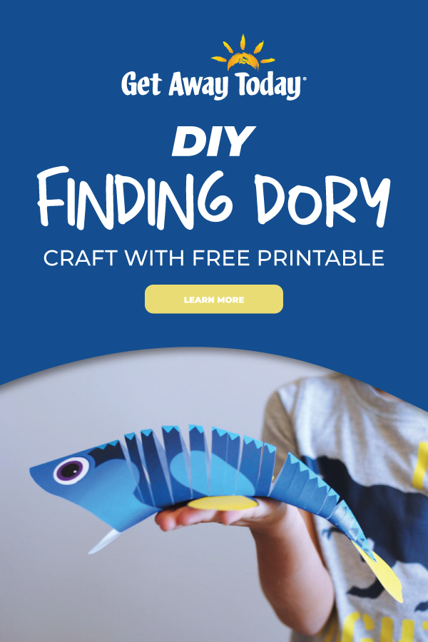 DIY Finding Dory Craft with Free Printable || Get Away Today