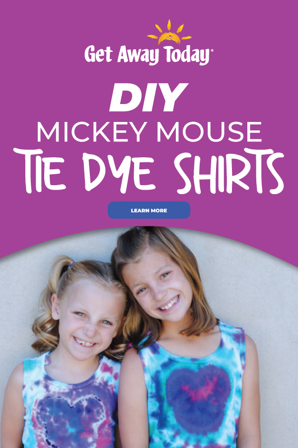 DIY Mickey Tie Dye Shirts || Get Away Today