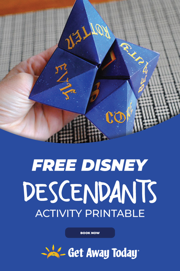 Free Disney Descendants Activity Printable || Get Away Today