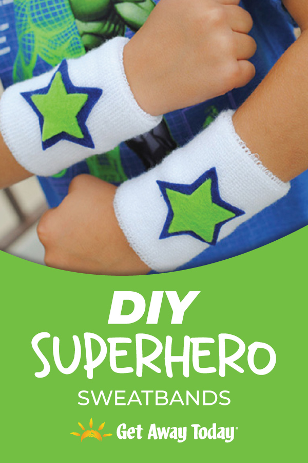 DIY Super Hero Sweatbands || Get Away Today