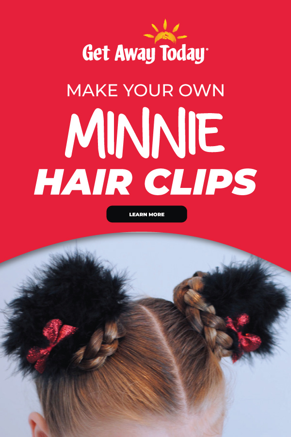 Make Your Own Minnie Hair Clips || Get Away Today