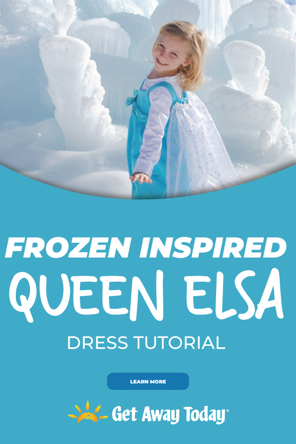 Frozen Inspired Queen Elsa Dress Tutorial || Get Away Today