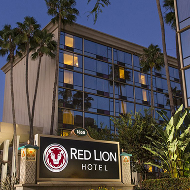 Red Lion Hotel Anaheim Resort Review [ 385 x 385 Pixel ]