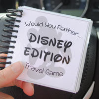 disney would you rather free printable game
