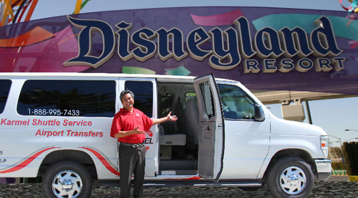 Up to 9 Passenger Private Van Universal Studios Hollywood to Anaheim Resort