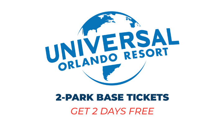 Universal Orlando 2-Park Base Tickets