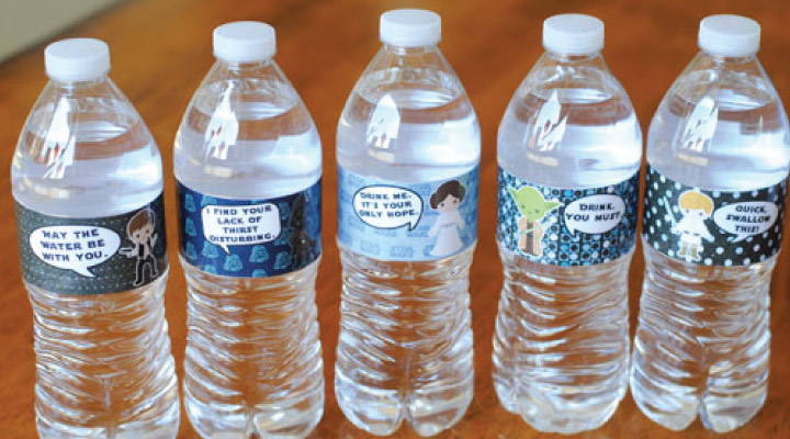 Star Wars Water Bottle Labels - Free Printable