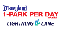 DISNEYLAND® 1-Park per Day E-Tickets with Lightning Lane