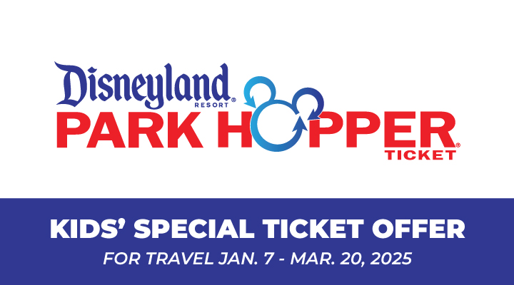 DISNEYLAND® PARK HOPPER® E-Tickets