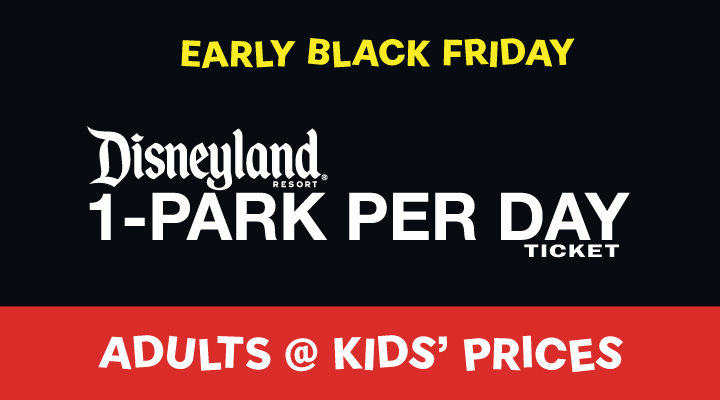 DISNEYLAND® 1-Park per Day E-Tickets