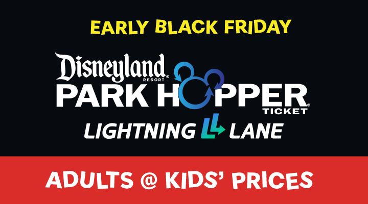 DISNEYLAND® PARK HOPPER® E-Tickets with Lightning Lane