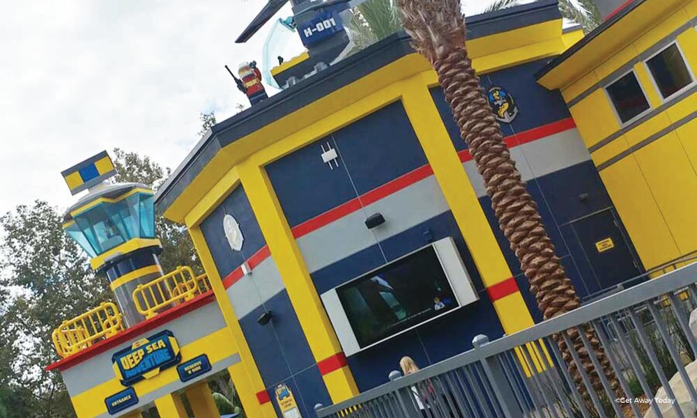 Yellow and Navy Exterior for Deep Sea Adventure