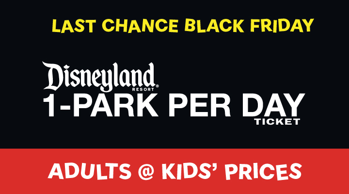 DISNEYLAND® 1-Park per Day E-Tickets