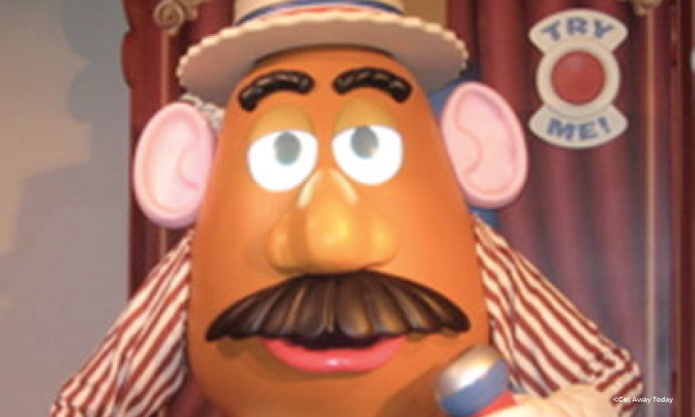 Interactive Mr Potato Head in the line of Toy Story Midway Mania!