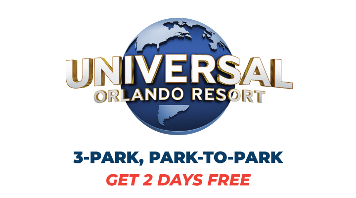 Universal Orlando 3-Park Park to Park Tickets 