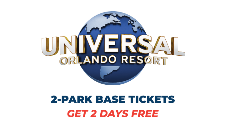 Universal Orlando 2-Park Base Tickets