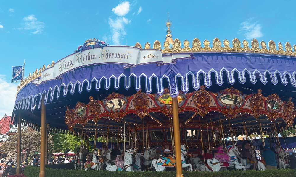 King Arthur Carousel at Disneyland