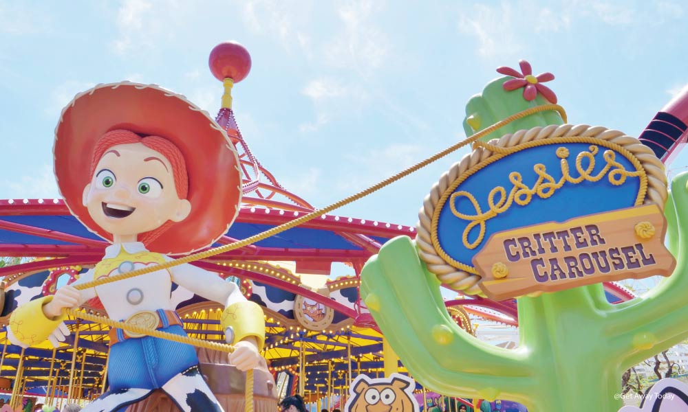 Jessie's Critter Carousel at Disney's California Adventure Park