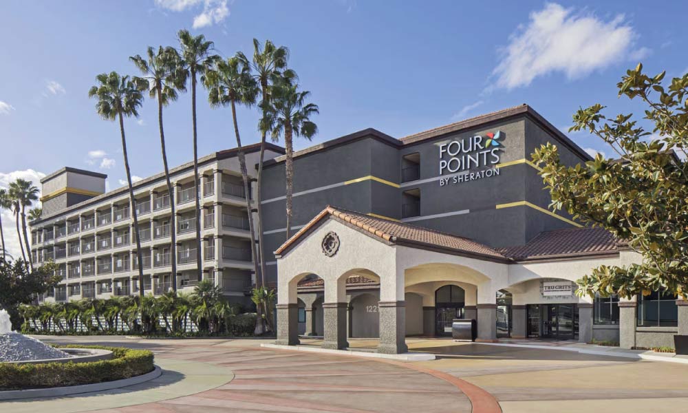 Exterior of Four Points by Sheraton Anaheim Hotel