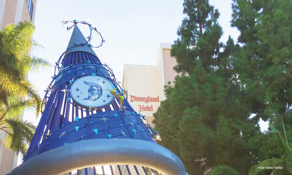 Disneyland Hotel with the Sorcerer's Hat