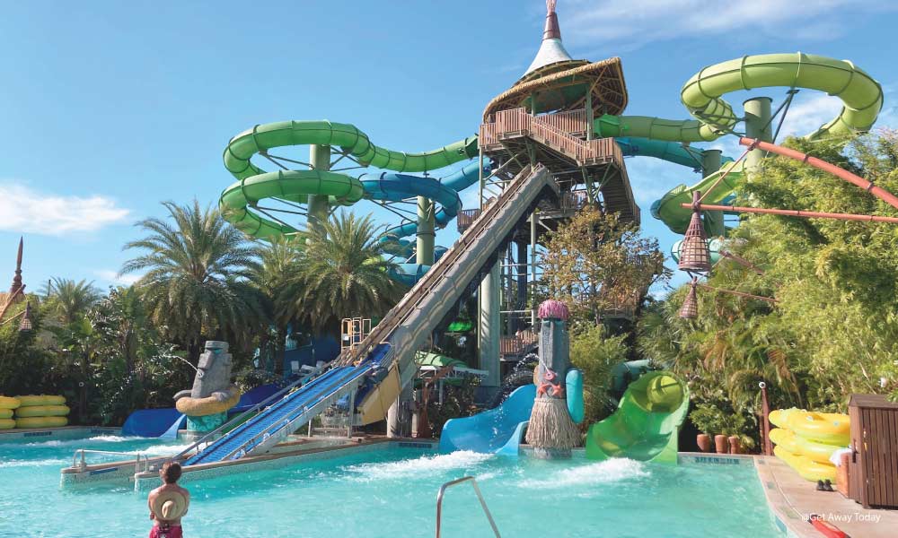 Waterslides at Volcano Bay