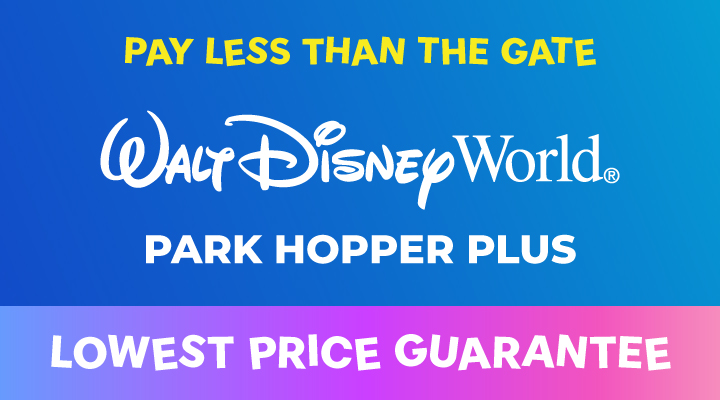 WALT DISNEY WORLD® Resort PARK HOPPER® Plus - <b><font color=red>Pay Less Than the Gate</font></b> ​- <b>Refundable Tickets</b>